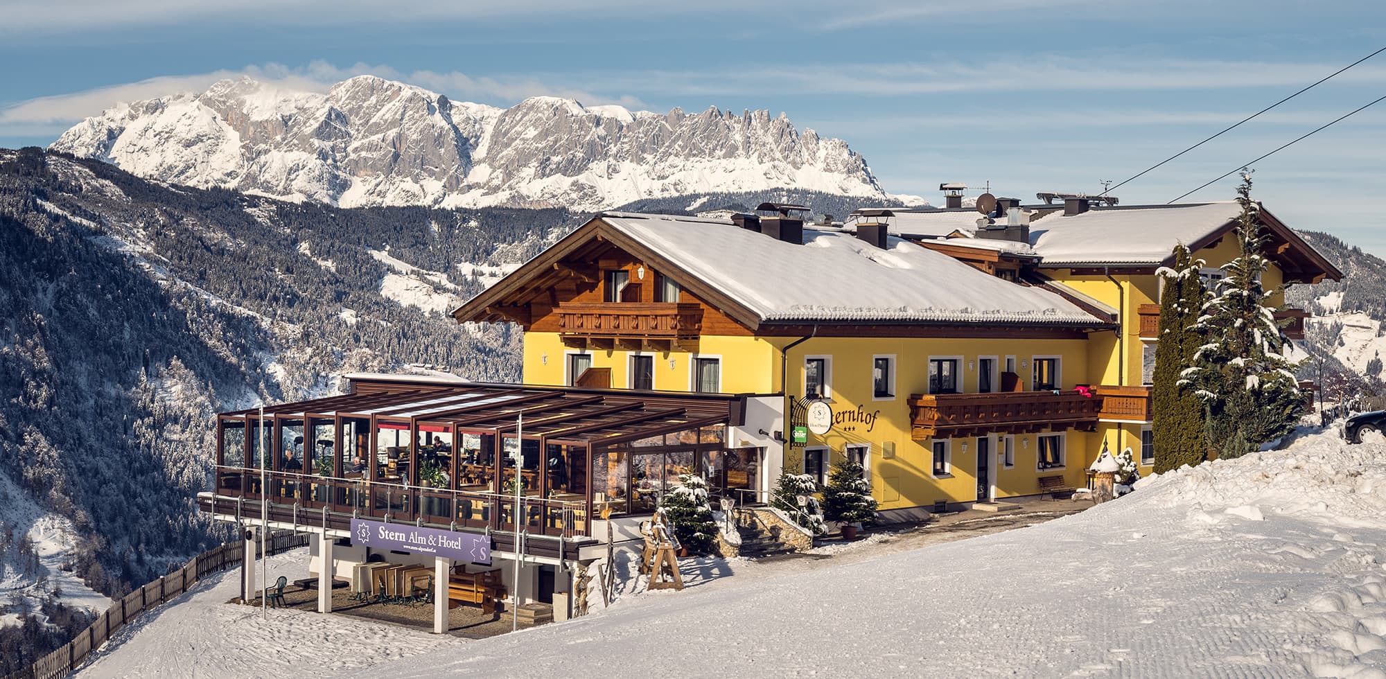 Hotel Stern direkt an der Piste