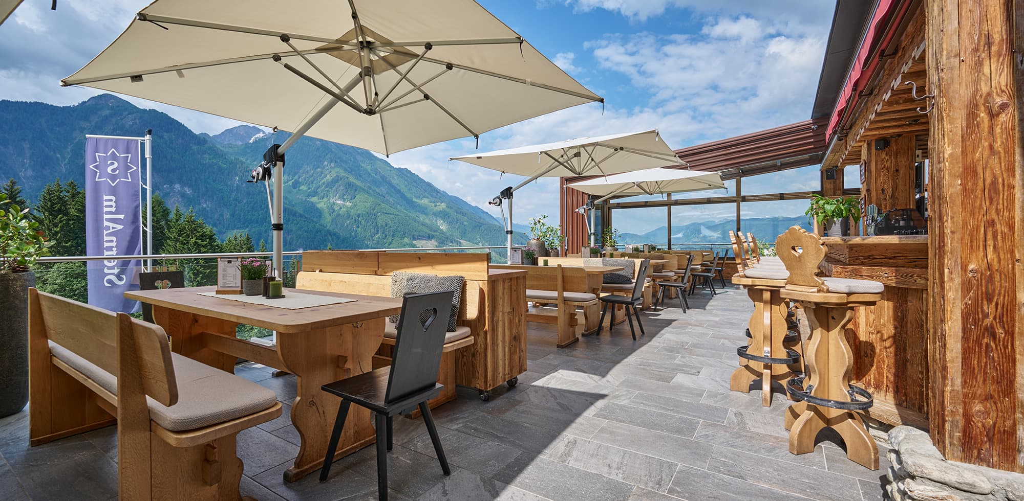 Feier mit traumhaftem Panoramablick über das Salzachtal