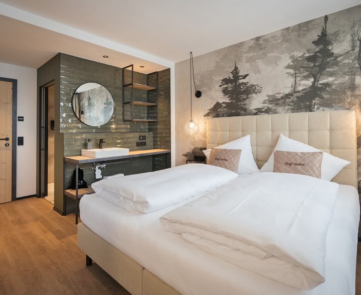 Doppelzimmer Sternenhimmel mit Talblick